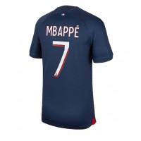 Fotbalové Dres Paris Saint-Germain Kylian Mbappe #7 Domácí 2023-24 Krátký Rukáv